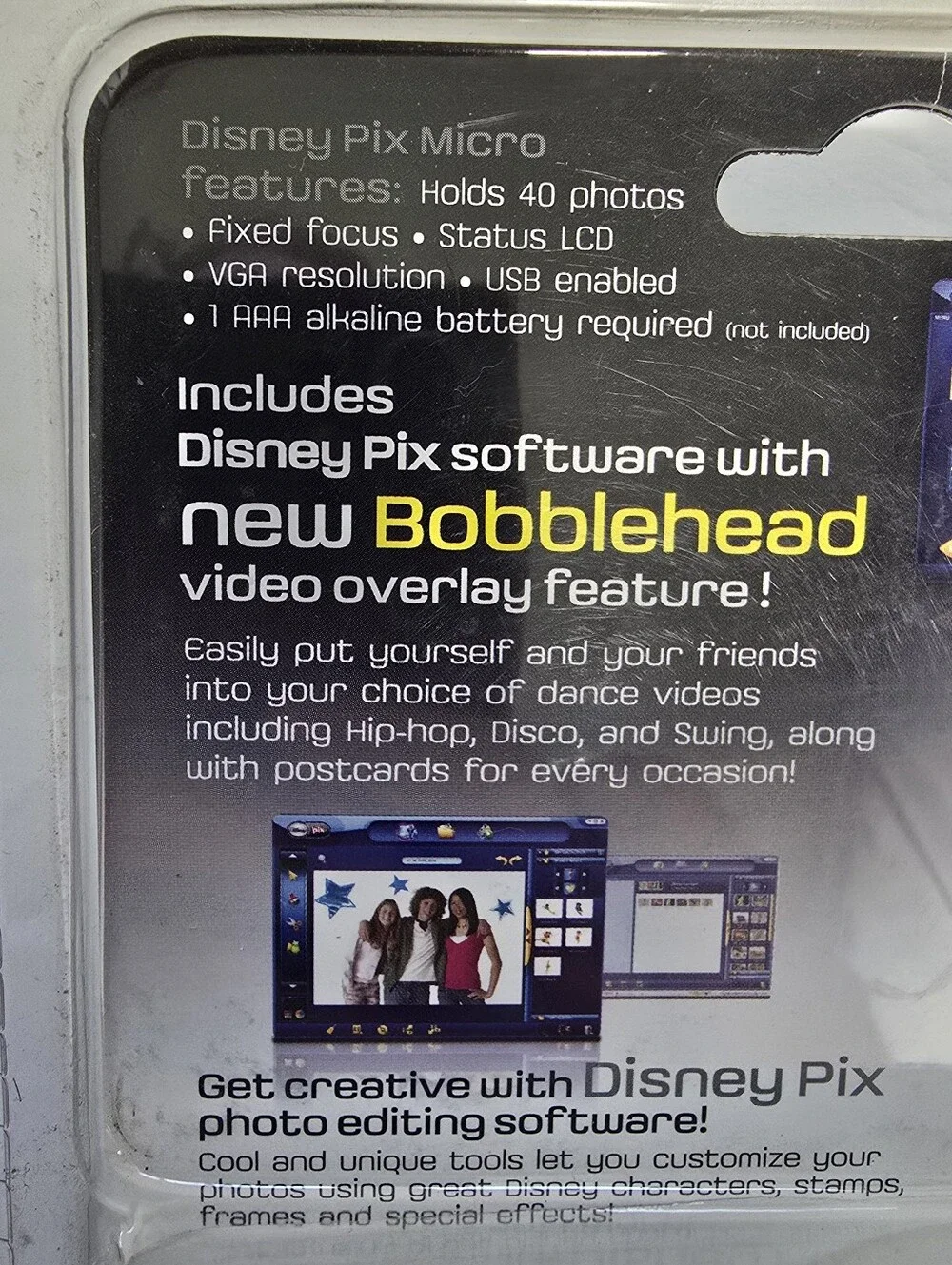 Disney Pix Micro Digital Camera Jonas Brothers Holds 40 Photos Y2K NEW